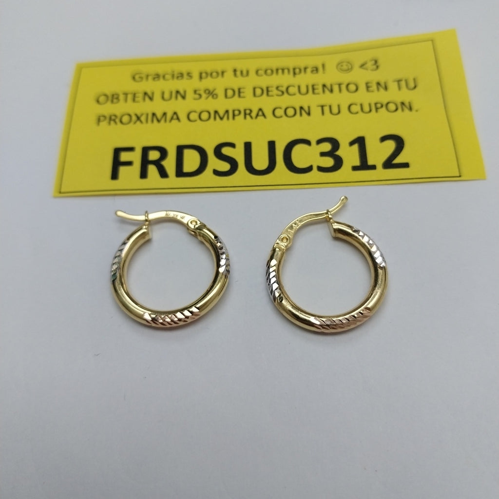 ARRACADAS ORO 14K 1.7 (NUEVO)