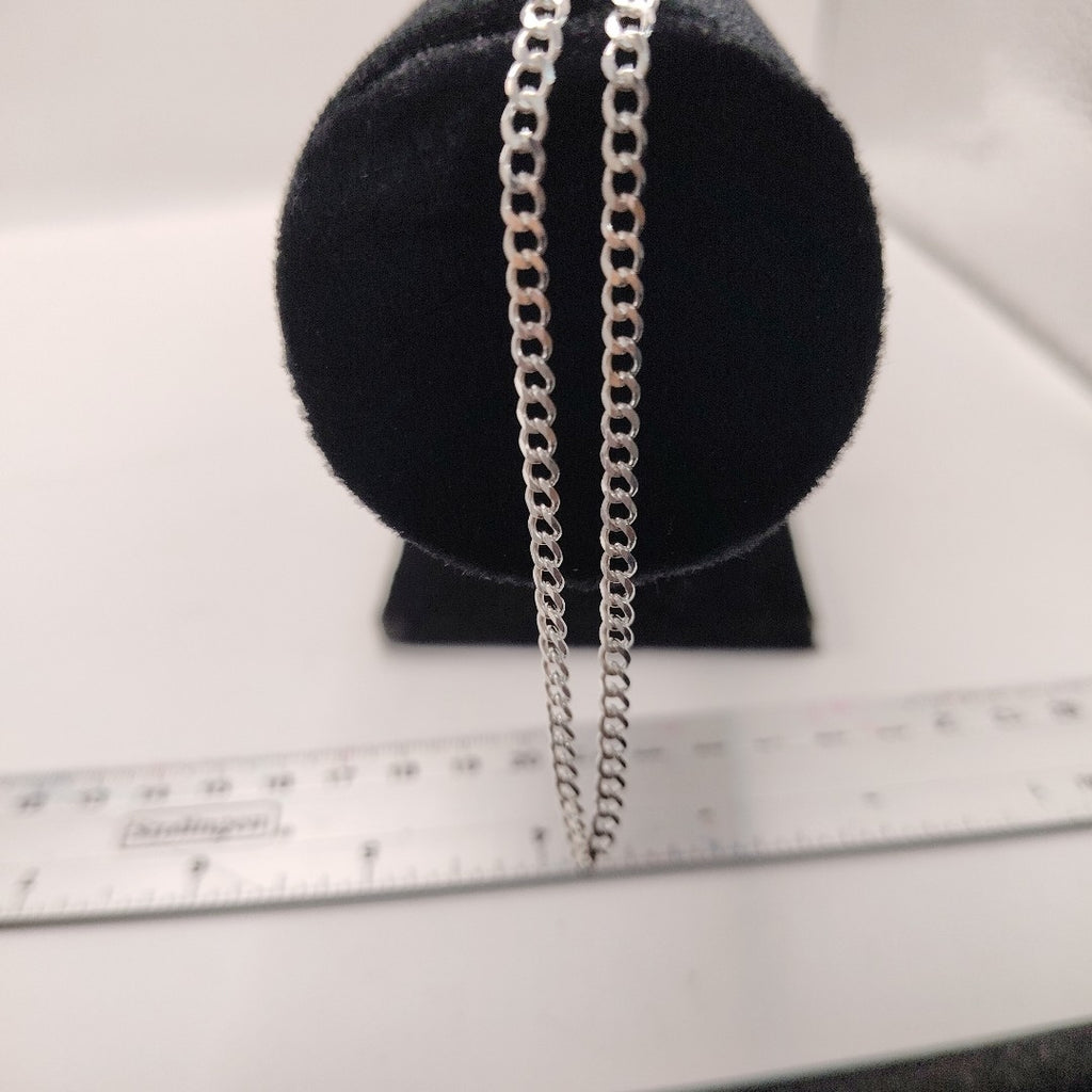 CADENA BARBADA PLATA .925 60 CM 9.32 GR (NUEVO)