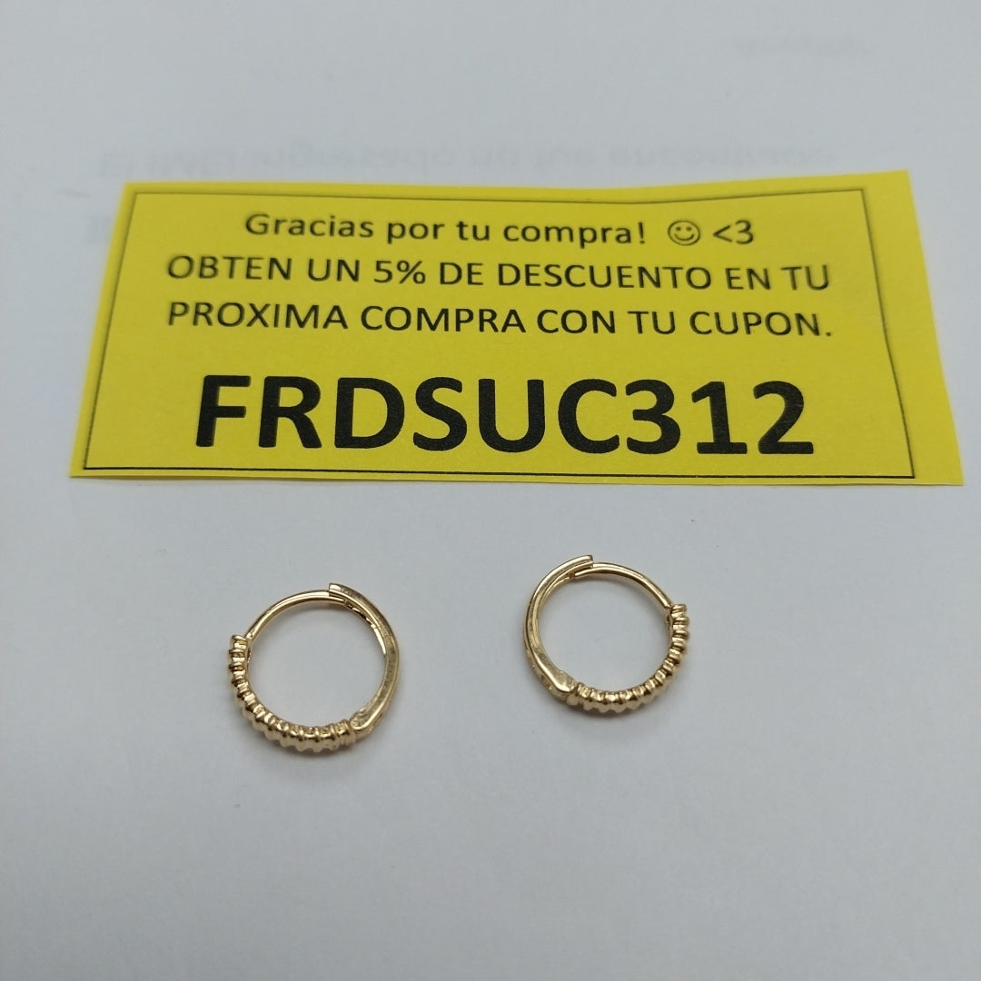 HUGGIES ORO 14K 1.2 (NUEVO)