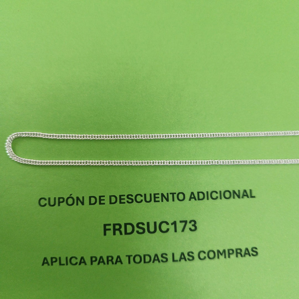 CADENA BARBADA PLATA .925 55 CM 4.52 GR (NUEVO)