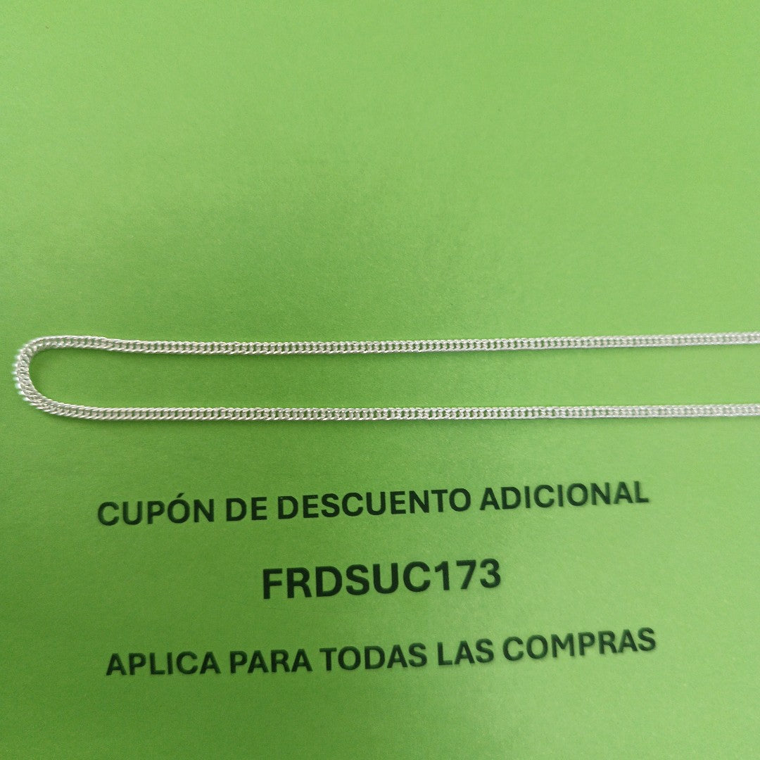 CADENA BARBADA PLATA .925 55 CM 4.52 GR (NUEVO)