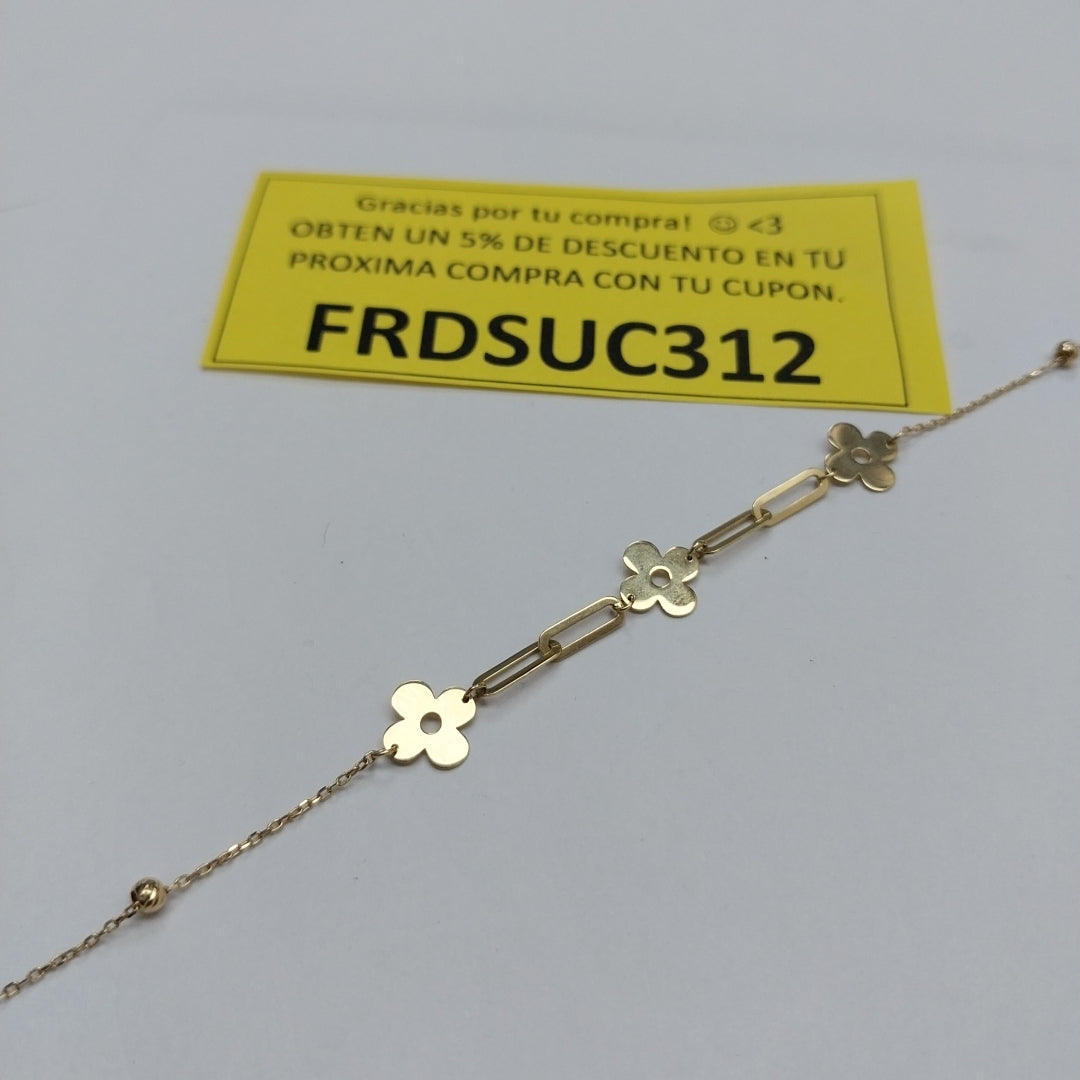 PULSERAS DAMA ORO 14K 1.3 (NUEVO)