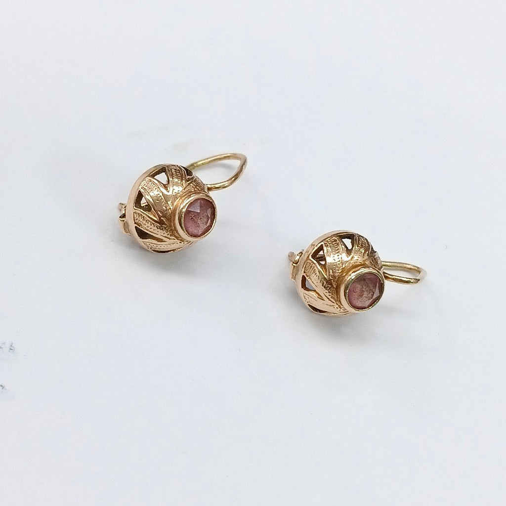 ARETES PAR ORO 14 K 3,00 GRMS (SEMINUEVO)