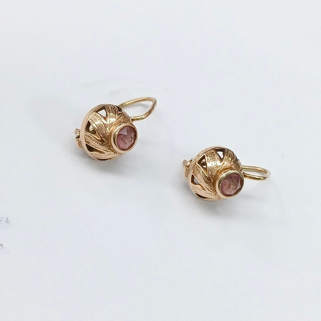 ARETES PAR ORO 14 K 3,00 GRMS (SEMINUEVO)