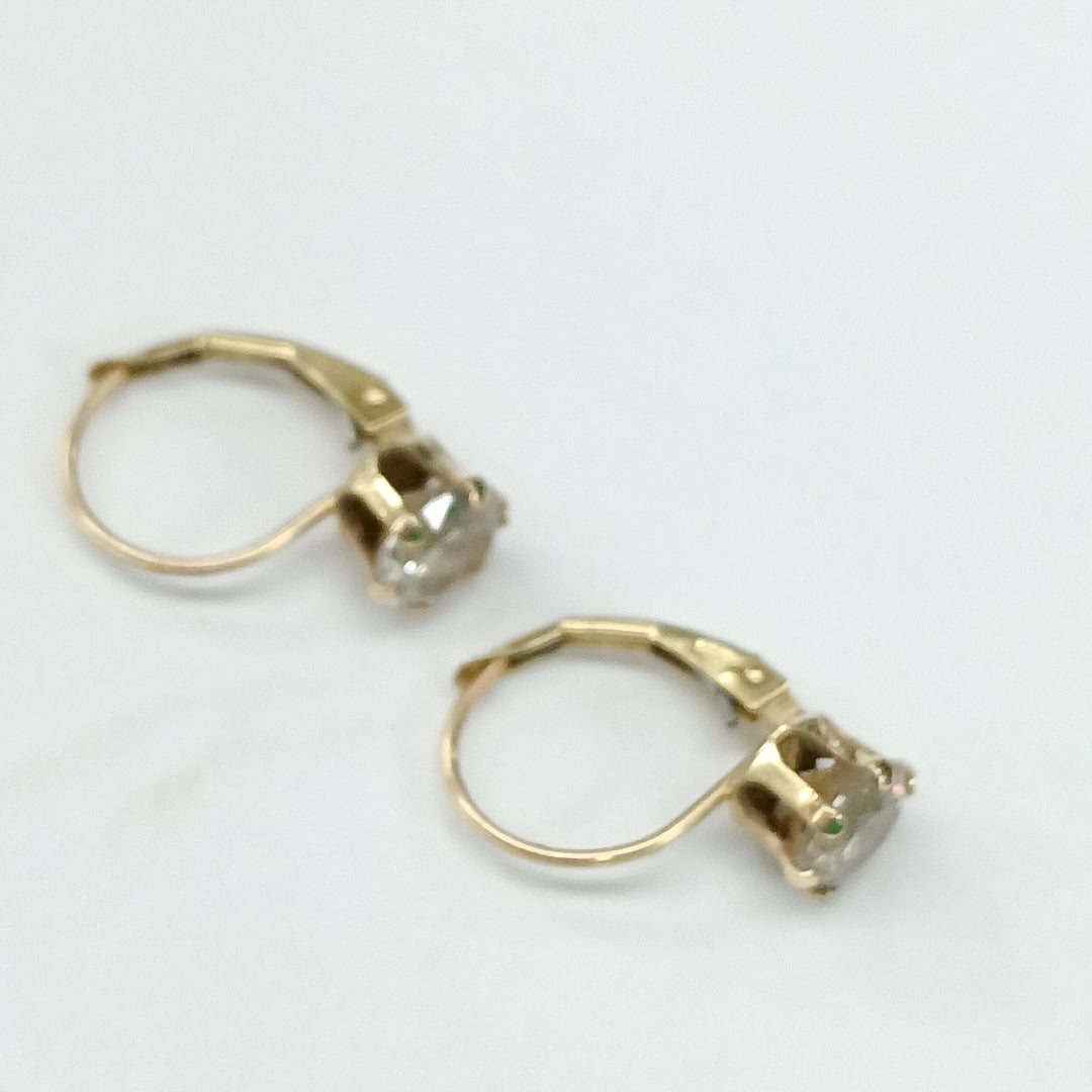 ARETES PAR ORO 14 K 1,40 GRMS (SEMINUEVO)
