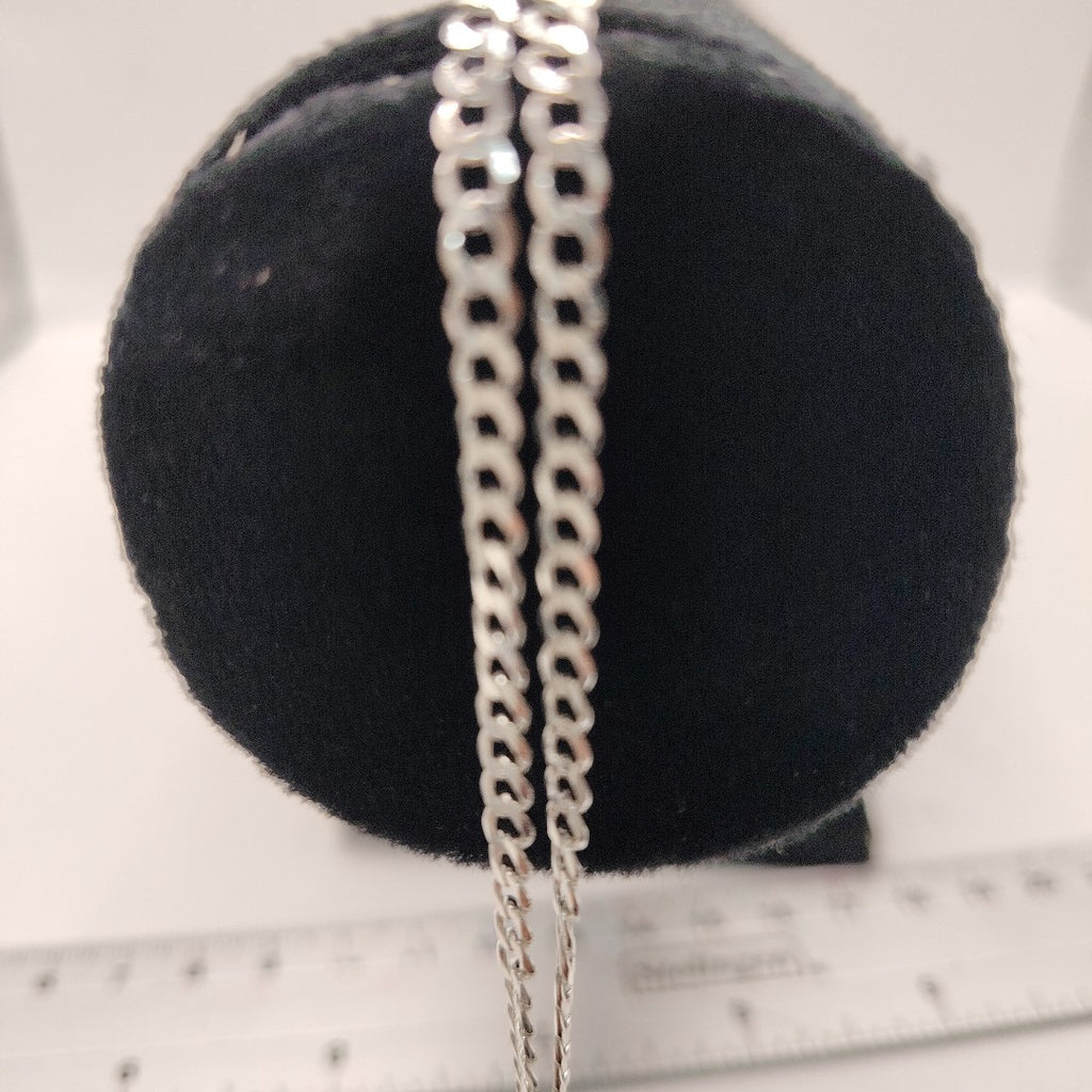 CADENA BARBADA PLATA .925 60 CM 9.32 GR (NUEVO)