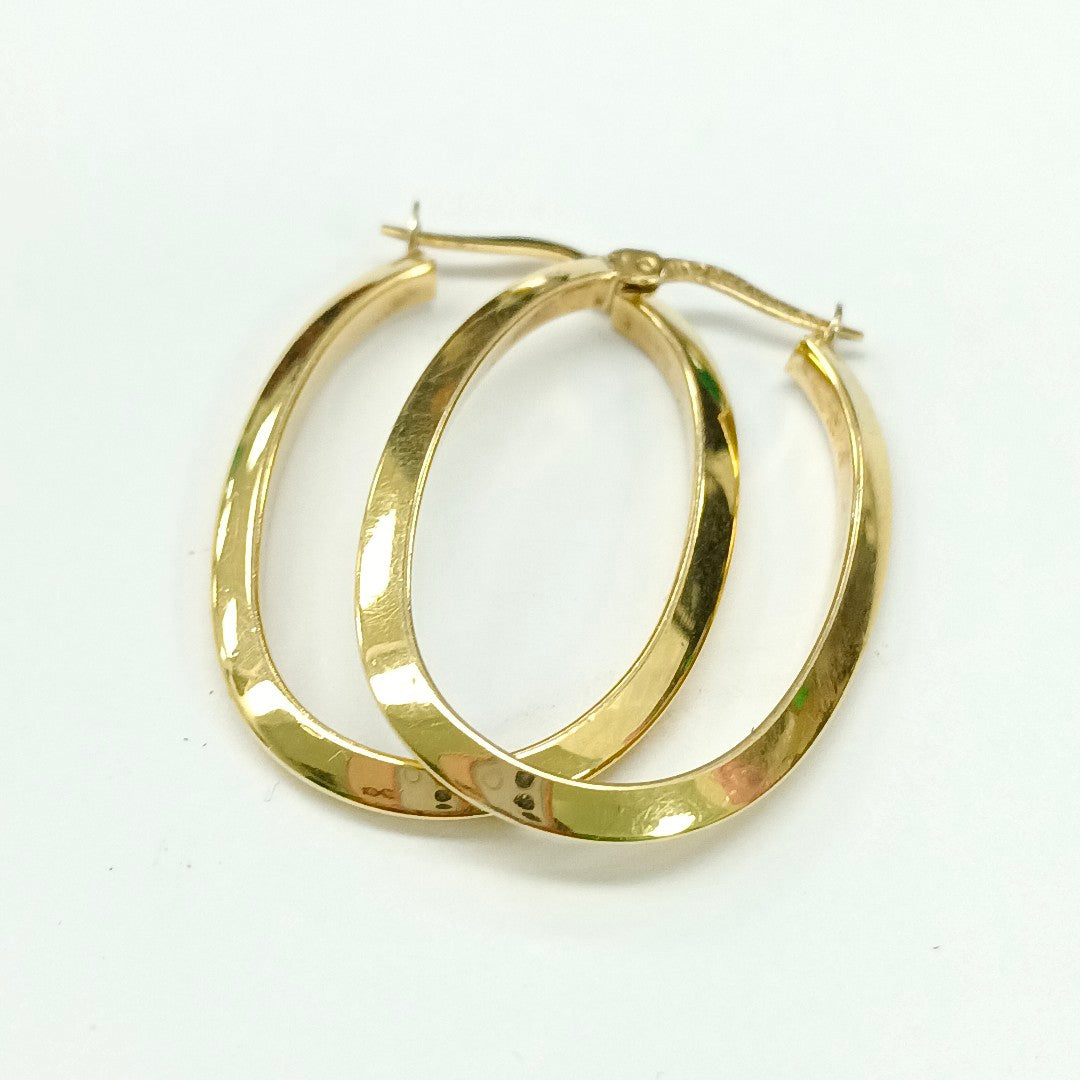 ARRACADAS PAR ORO 14 K 3.4 GRMS (SEMINUEVO)