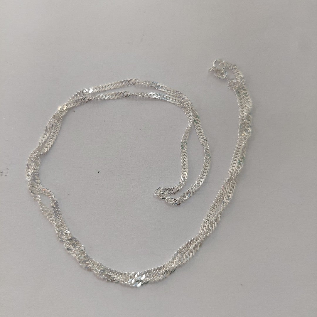 CADENA MEDIO TZL PLATA .925 55 CM 4.12 GR (NUEVO)