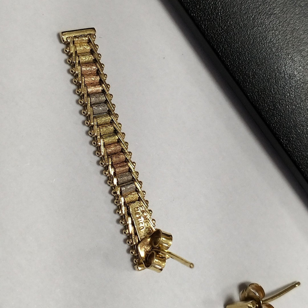 ARETES PAR ORO 14 K 4.5 GRMS (SEMINUEVO)