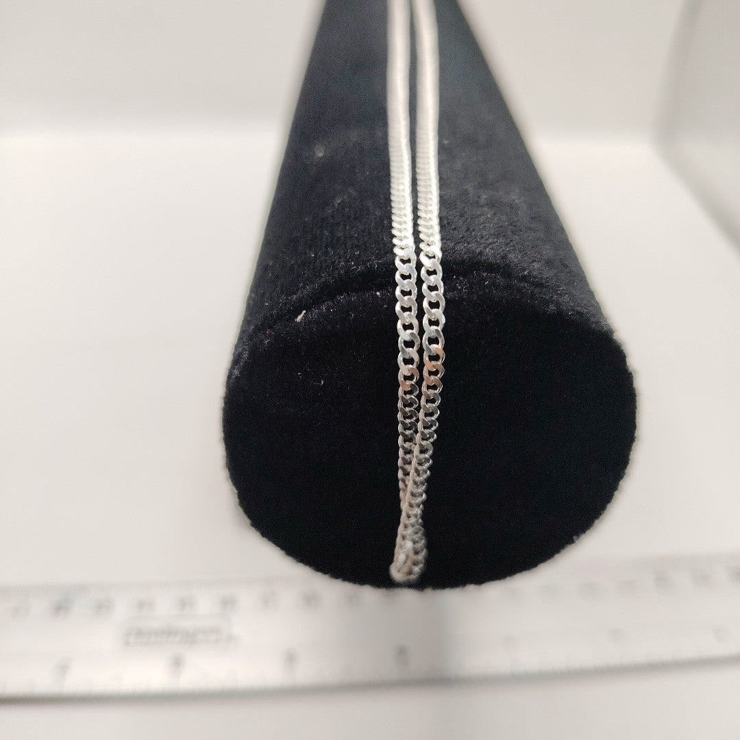 CADENA BARBADA PLATA .925 50 CM 5.03 GR (NUEVO)