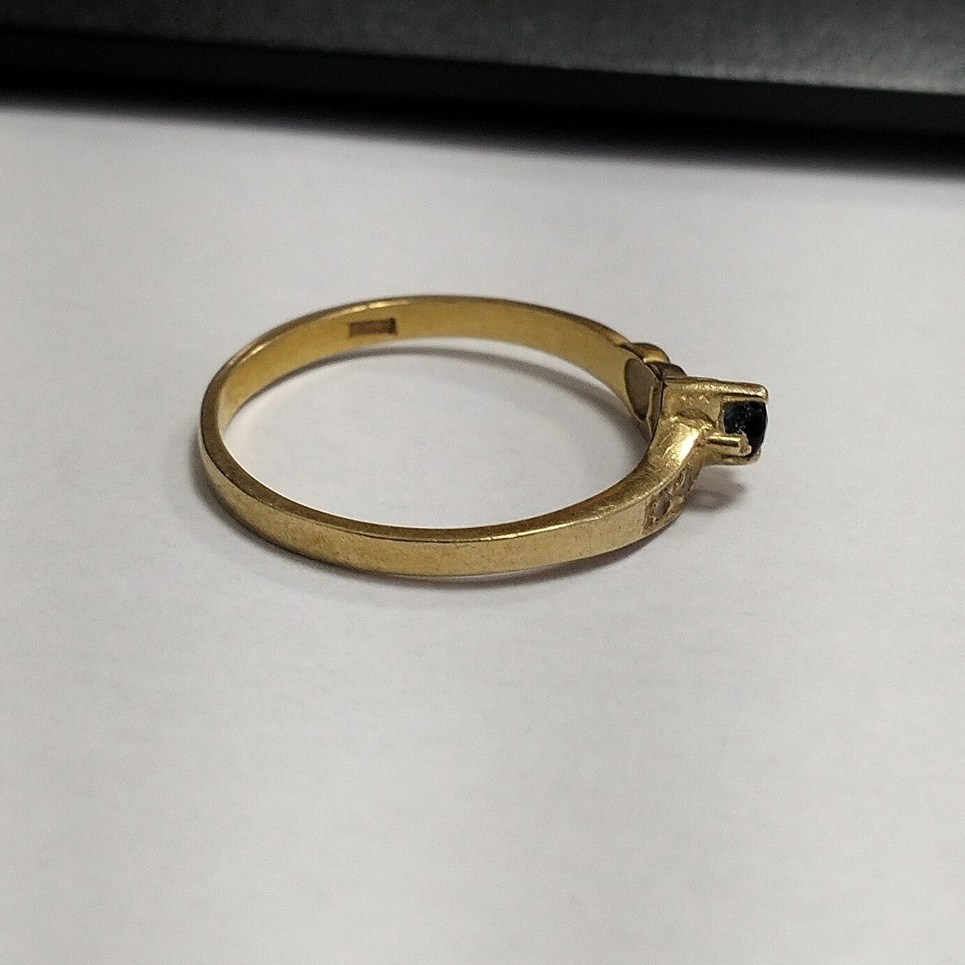 ANILLITO, SOLITARIO ORO 14 K 1.7 GRMS (SEMINUEVO)
