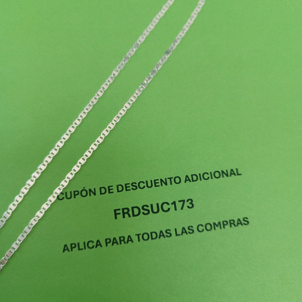 CADENA GUCHI PLATA .925 55 CM 5.22 GR (NUEVO)