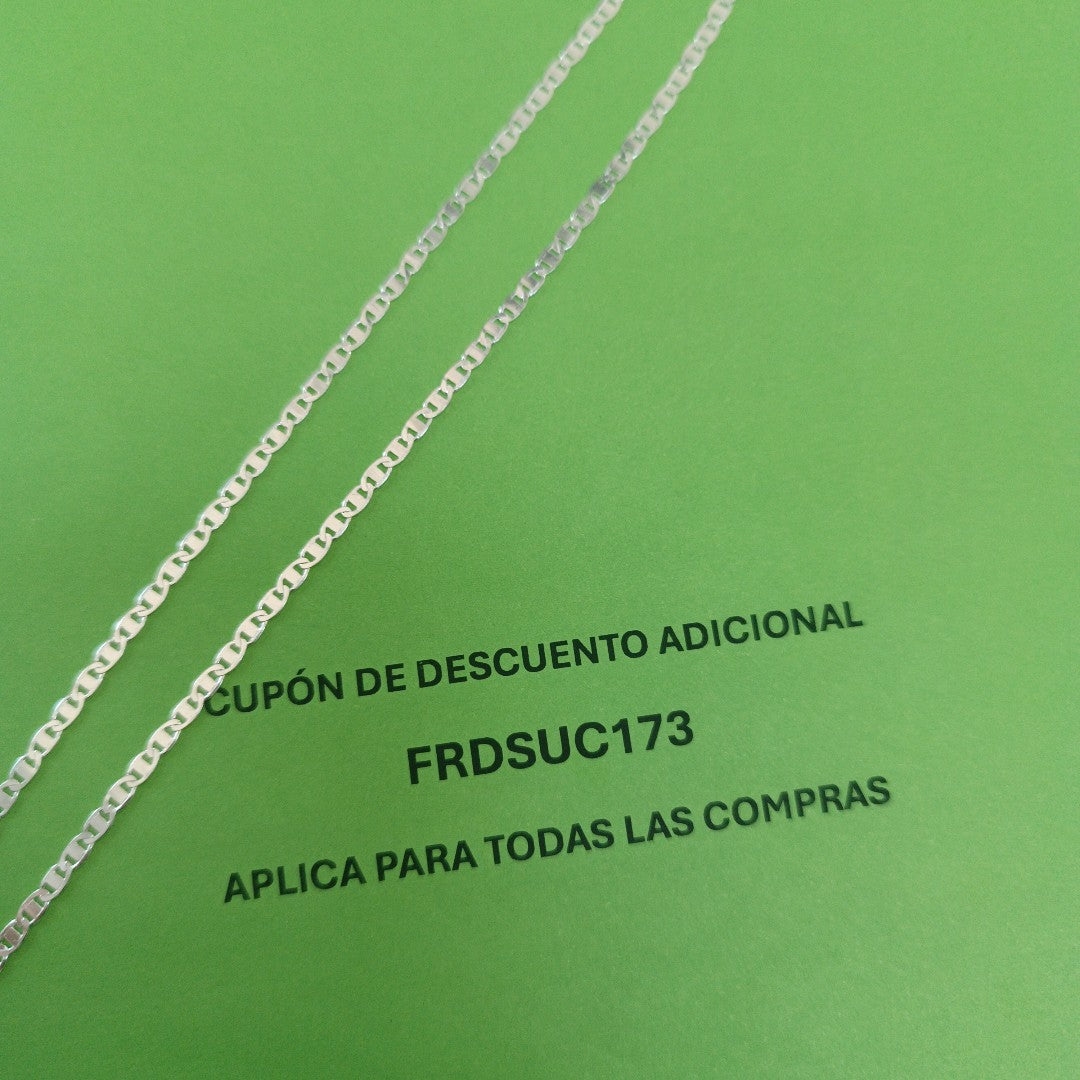 CADENA GUCHI PLATA .925 55 CM 5.22 GR (NUEVO)