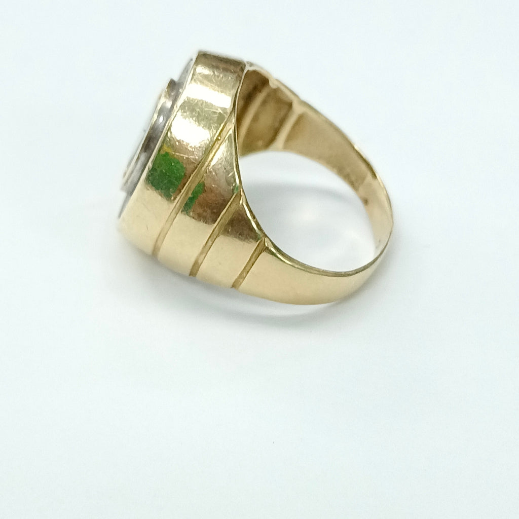 ANILLO ORO 14 K 9,10 GRMS (SEMINUEVO)