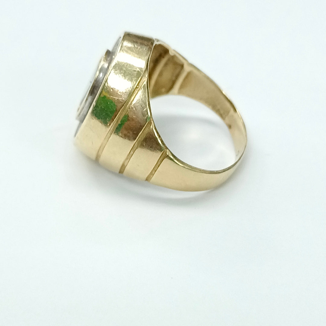 ANILLO ORO 14 K 9,10 GRMS (SEMINUEVO)