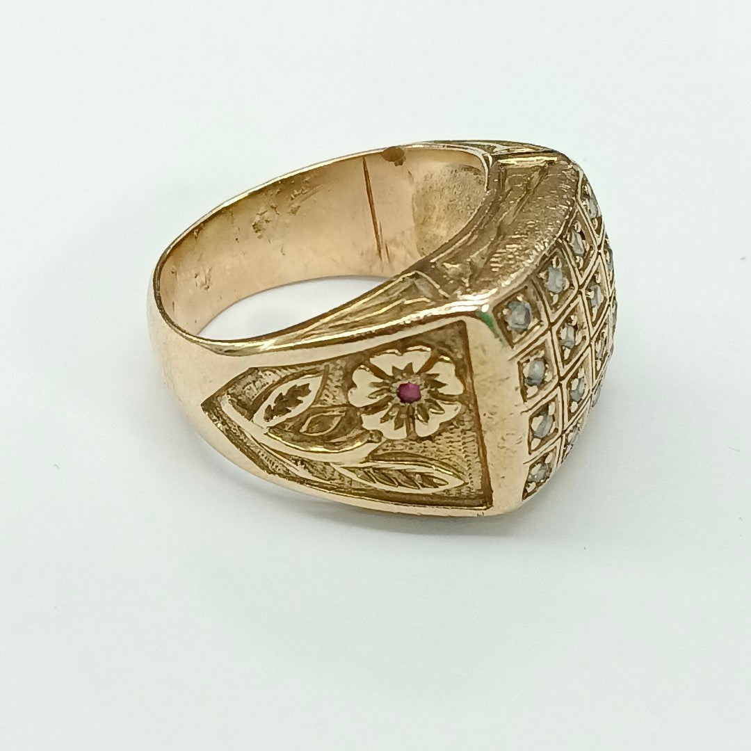 ANILLO ORO 8 K 15,10 GRMS (SEMINUEVO)