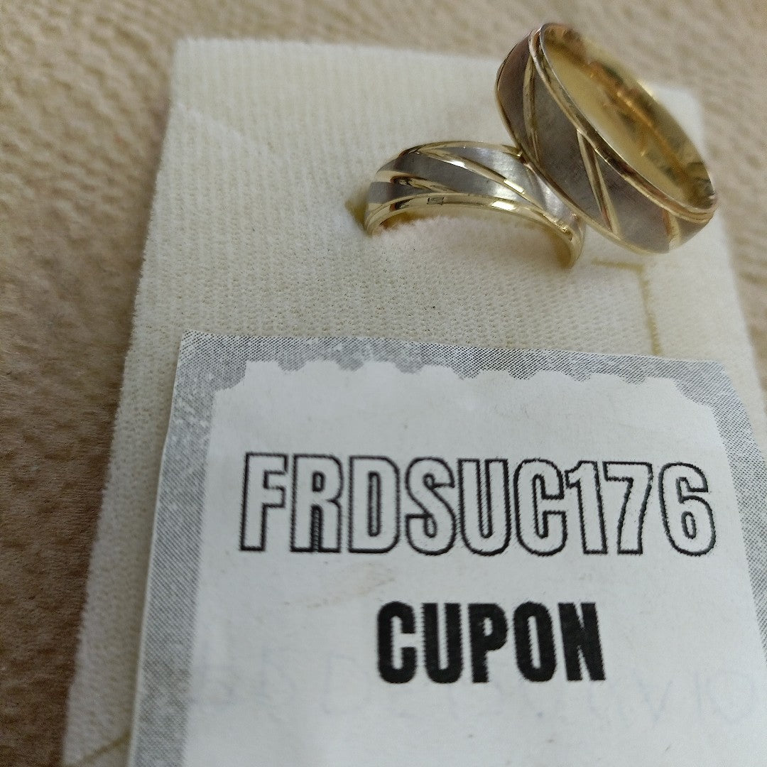 ARGOLLA ORO COMBINADO 14 K 7.1 GRMS (SEMINUEVO)