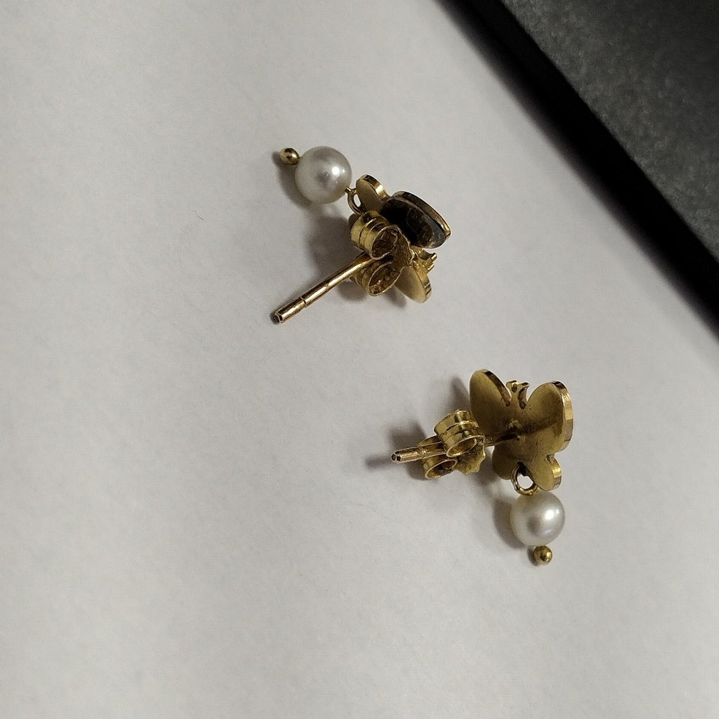 ARETES PAR ORO 14 K 1.3 GRMS (SEMINUEVO)
