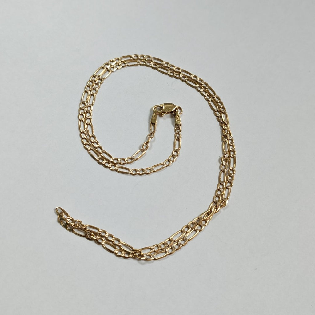 CADENA ORO, RODIADO 14 K 3.3 GRMS (SEMINUEVO)