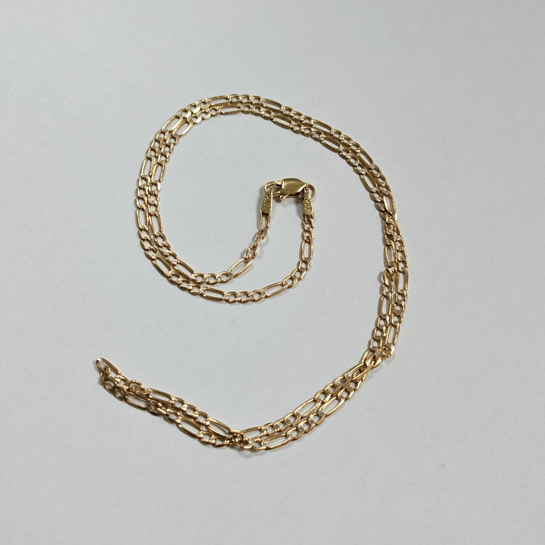 CADENA ORO, RODIADO 14 K 3.3 GRMS (SEMINUEVO)