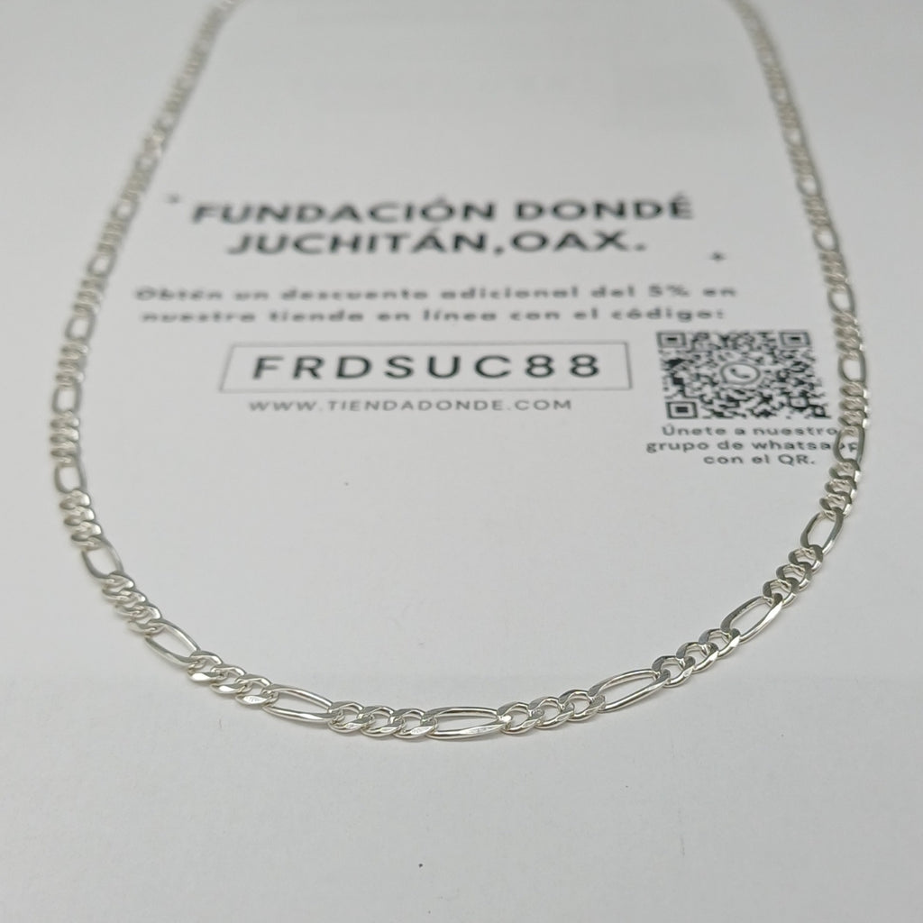 CADENA 3X1 PLATA .925 50 CM 6.92 GR (NUEVO)