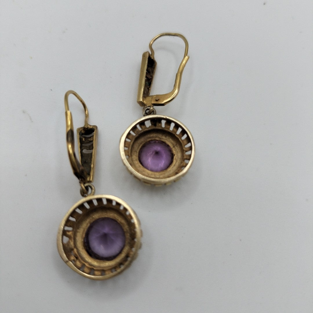 ARETES PAR ORO 14 K 4,80 GRMS (SEMINUEVO)