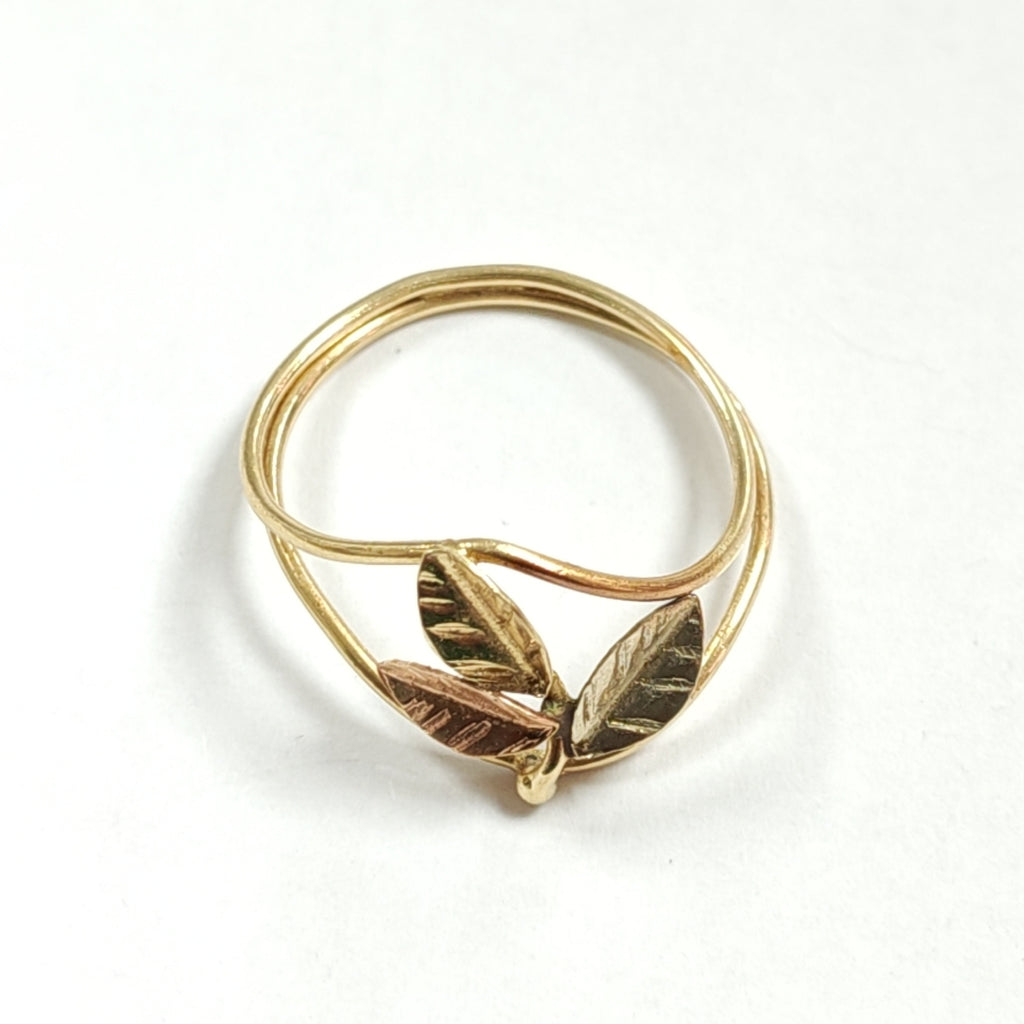 ANILLITO ORO COMBINADO 14 K 1.4 GRMS (SEMINUEVO)