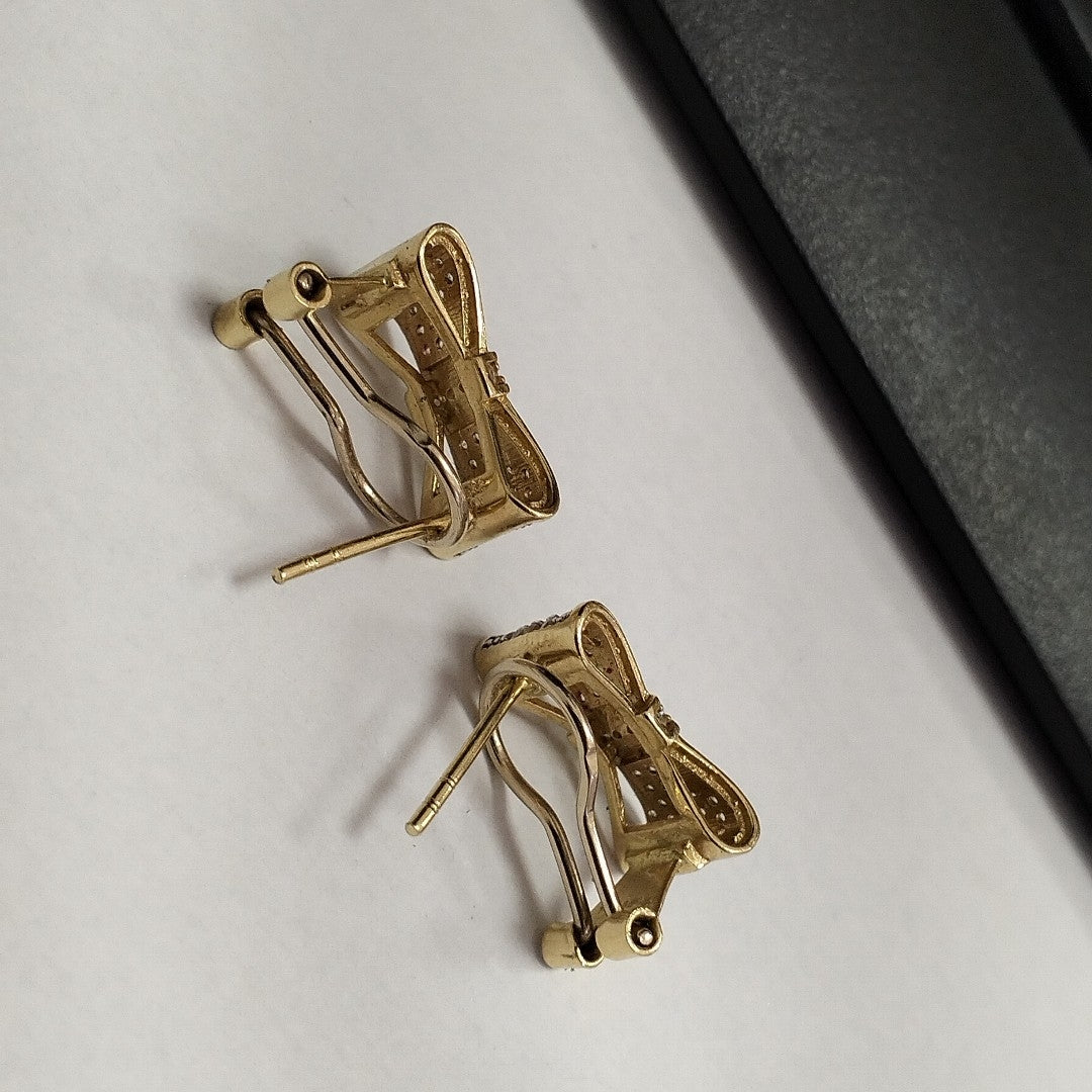 ARETES PAR ORO 14 K 2.7 GRMS (SEMINUEVO)