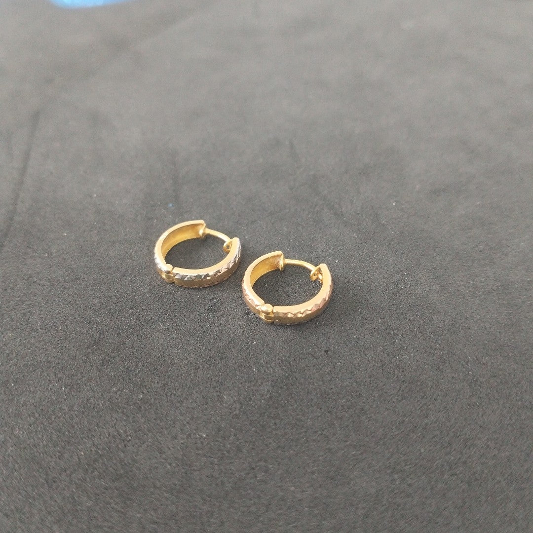 ARETES PAR ORO 14 K 1,20 GRMS (SEMINUEVO)