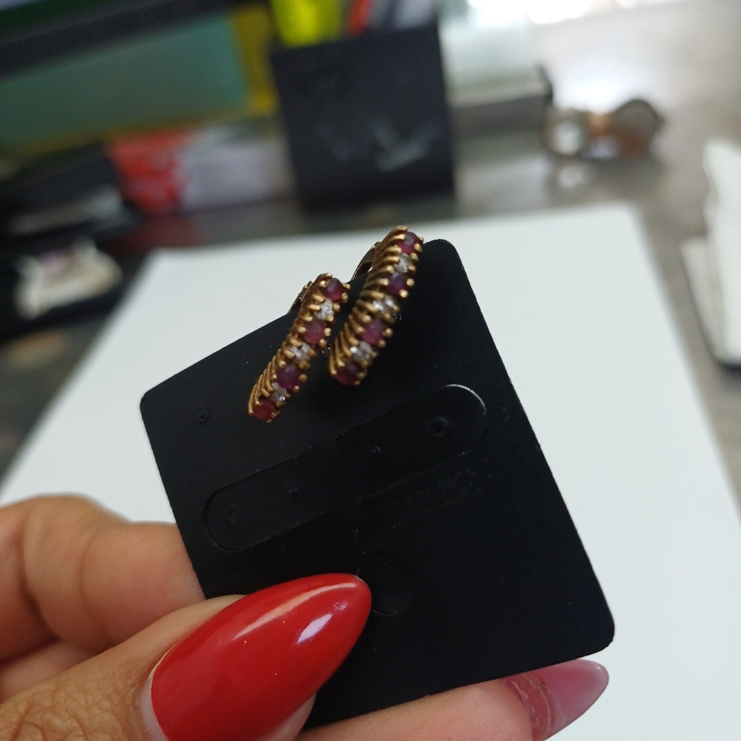 ARETES PAR ORO 10 K 2.2 GRMS (SEMINUEVO)