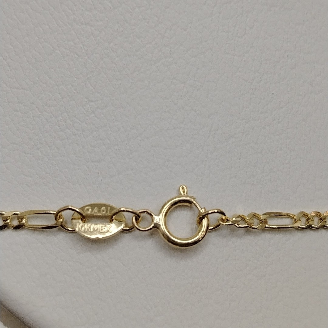 CADENAS TEJIDO 3X1 ORO 10K 55 CM 3.2 GR (NUEVO)