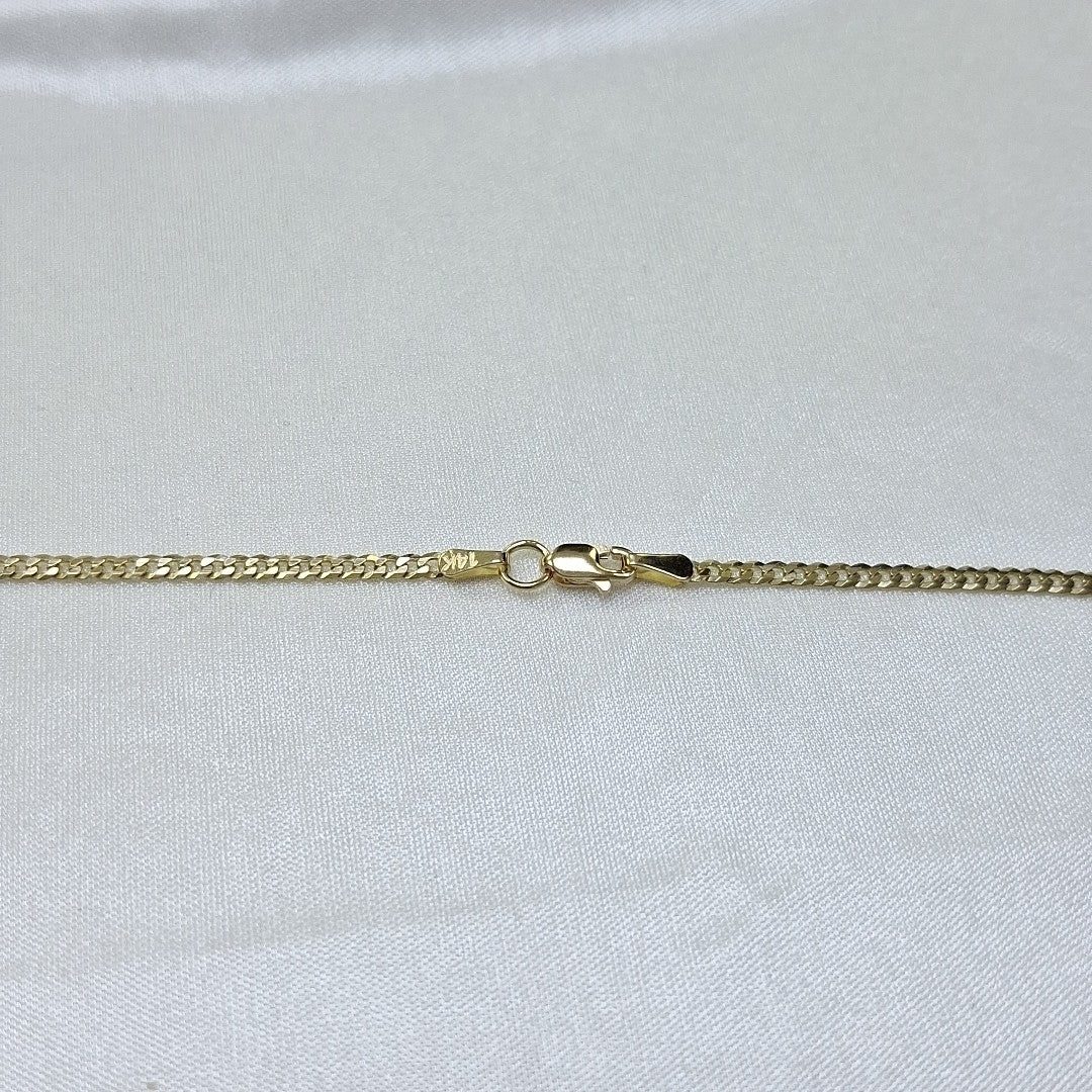 CADENA BARBADO 5.51GR 50 CM 14K (NUEVO)