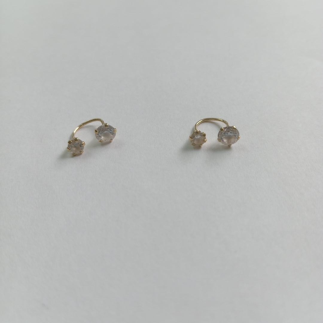 BROQUELES PAR ORO 10 K 0.5 GRMS (SEMINUEVO)
