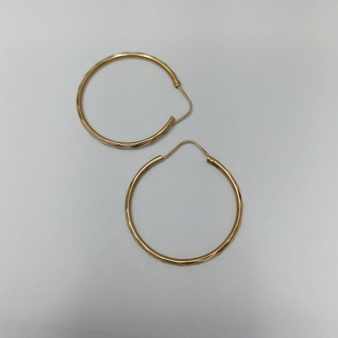 ARRACADAS PAR ORO 14 K 2.2 GRMS (SEMINUEVO)