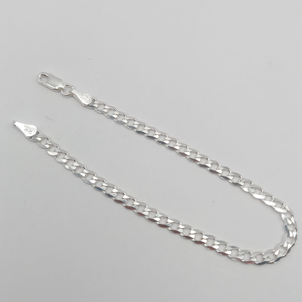 PULSERA BARBADA PLATA .925 18 CM 3.93 GR (NUEVO)