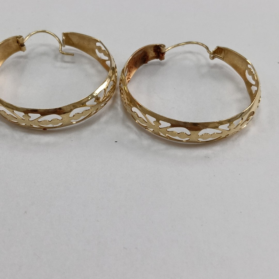 ARRACADAS PAR ORO 14 K 6 GRMS (SEMINUEVO)