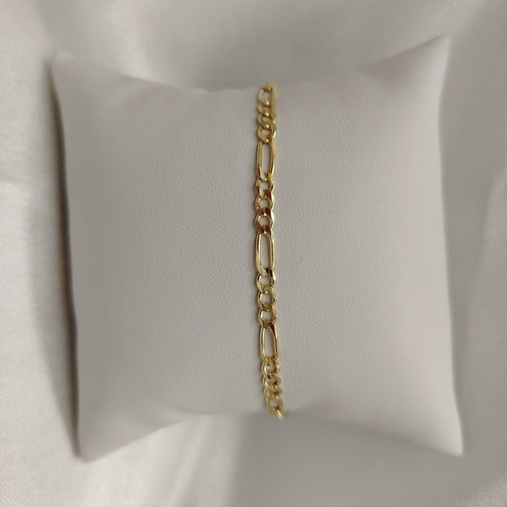 PULSERAS 3X1 ORO 14K 18 CM 2.9 GR (NUEVO)