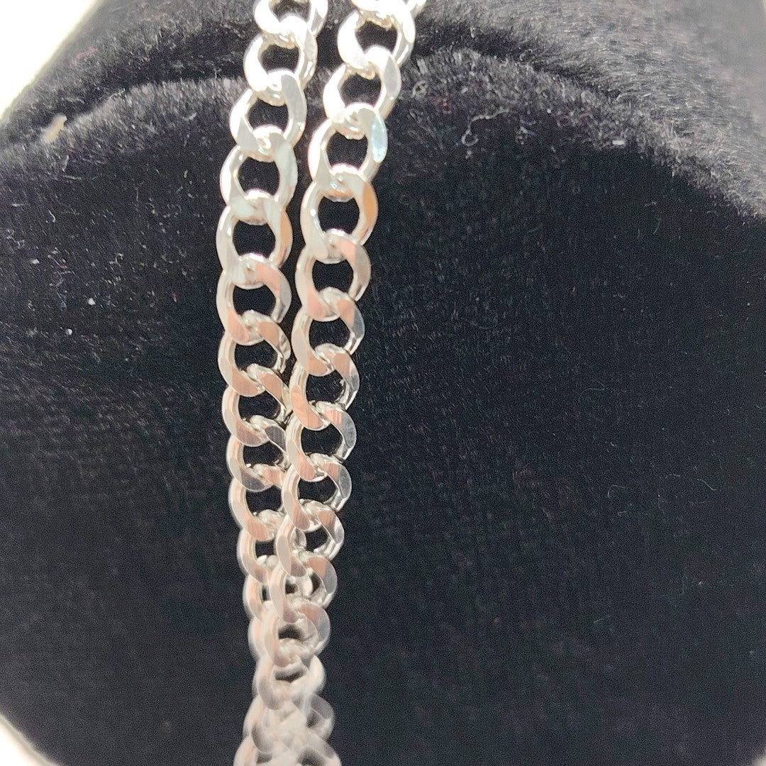 CADENA BARBADA PLATA .925 50 CM 7.92 GR (NUEVO)
