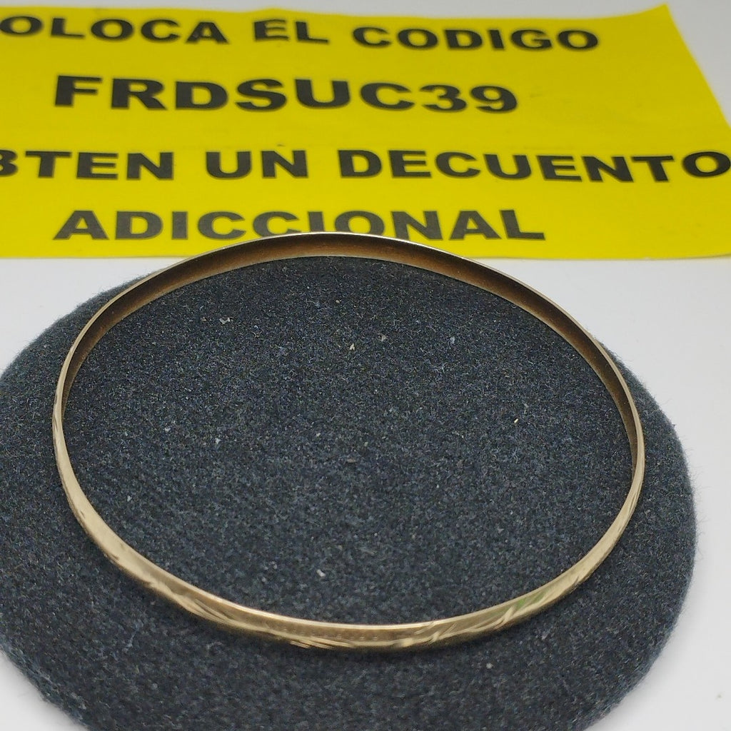PULSERA RIGIDA ORO 8 K 3.9 GRMS (SEMINUEVO)