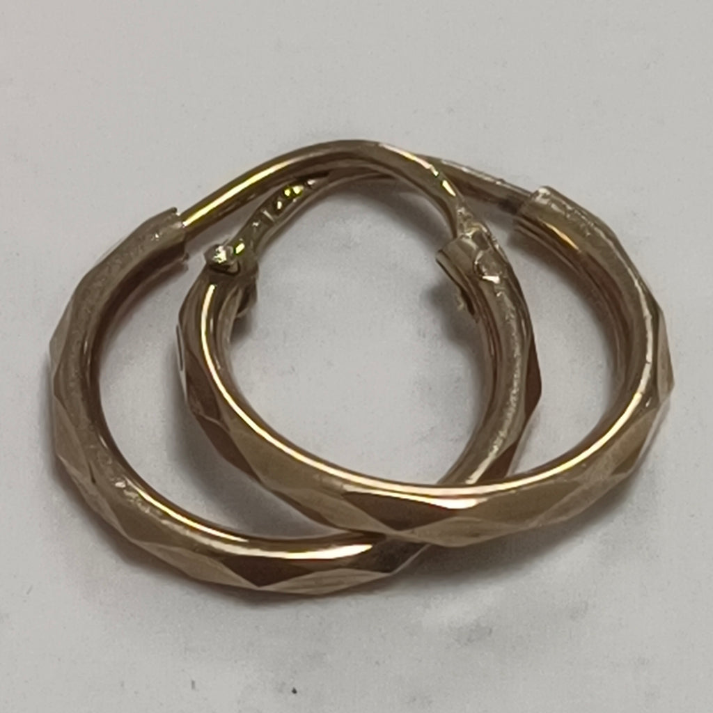 ARRACADAS PAR ORO 14 K 0,70 GRMS (SEMINUEVO)