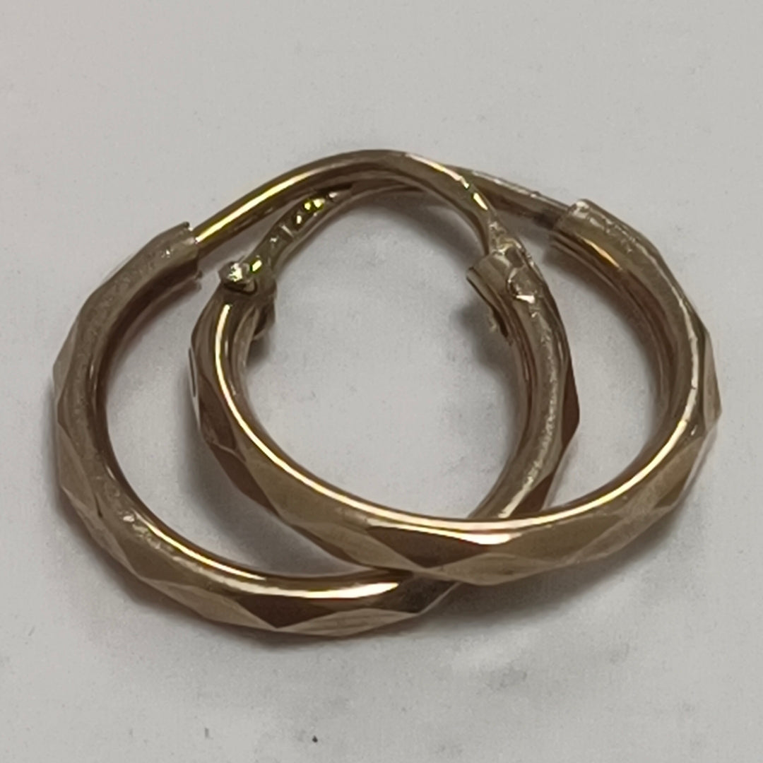 ARRACADAS PAR ORO 14 K 0,70 GRMS (SEMINUEVO)