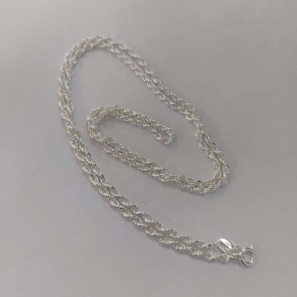 CADENA TORZAL PLATA .925 60 CM 10.52 GR (NUEVO)