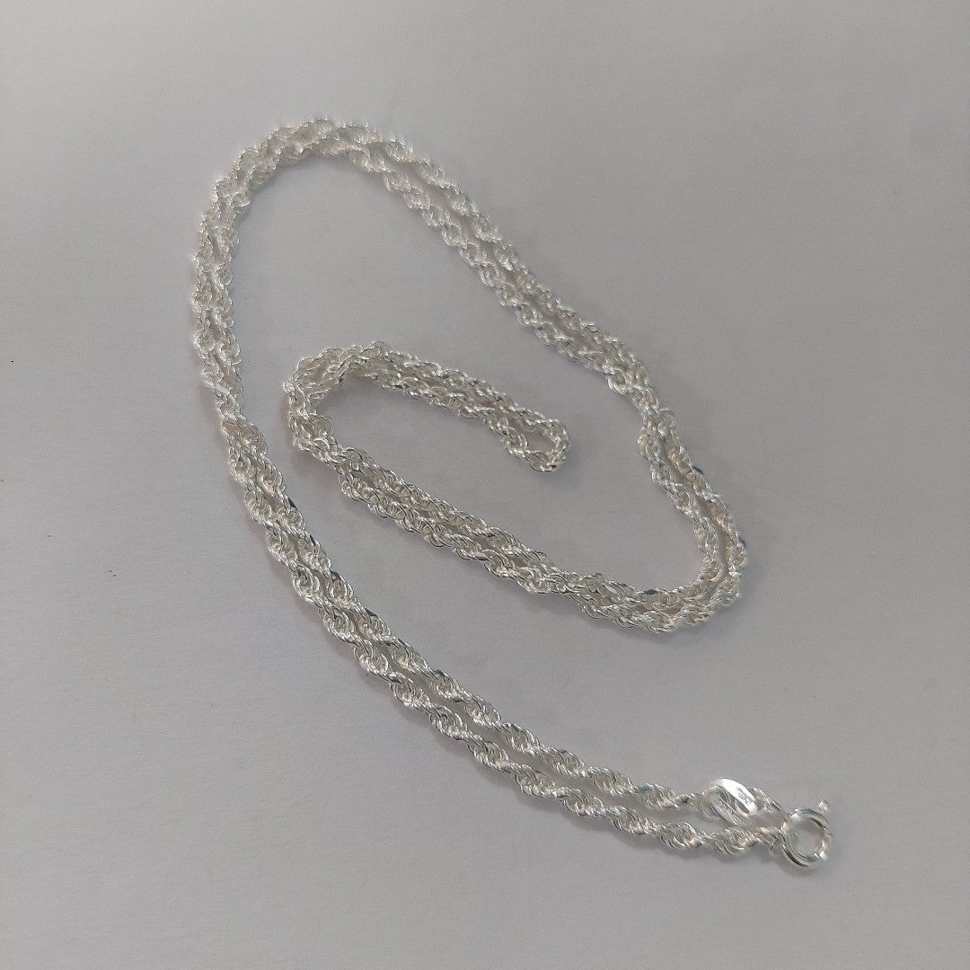 CADENA TORZAL PLATA .925 60 CM 10.52 GR (NUEVO)