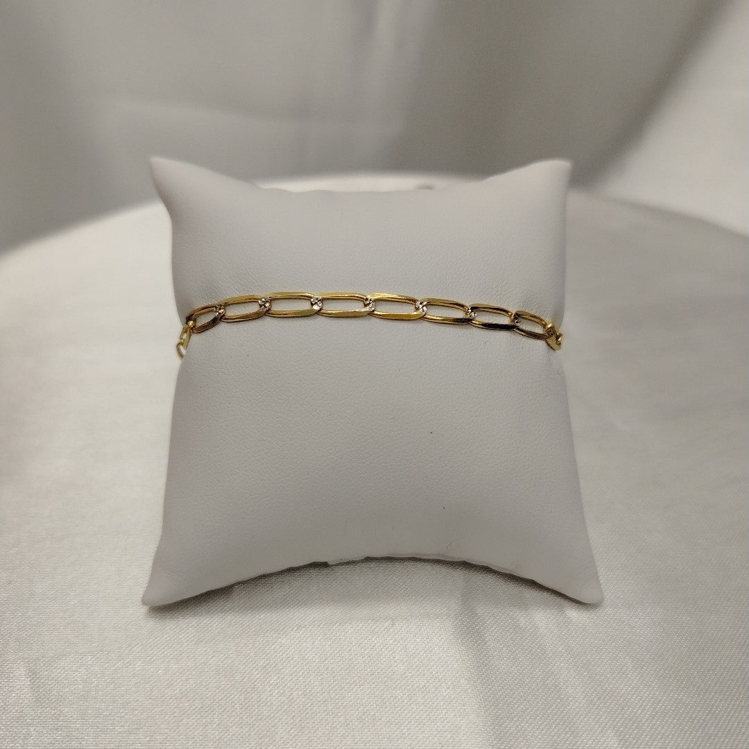 PULSERA TEJIDO ESLABONES 3.9G 18 CM (NUEVO)