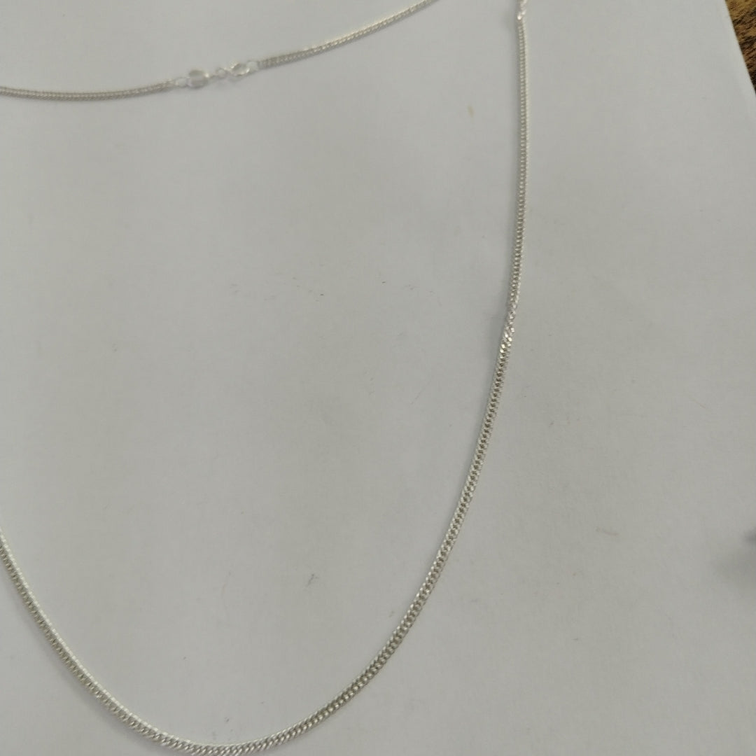 CADENA BARBADA PLATA .925 50 CM 4.12 GR (NUEVO)