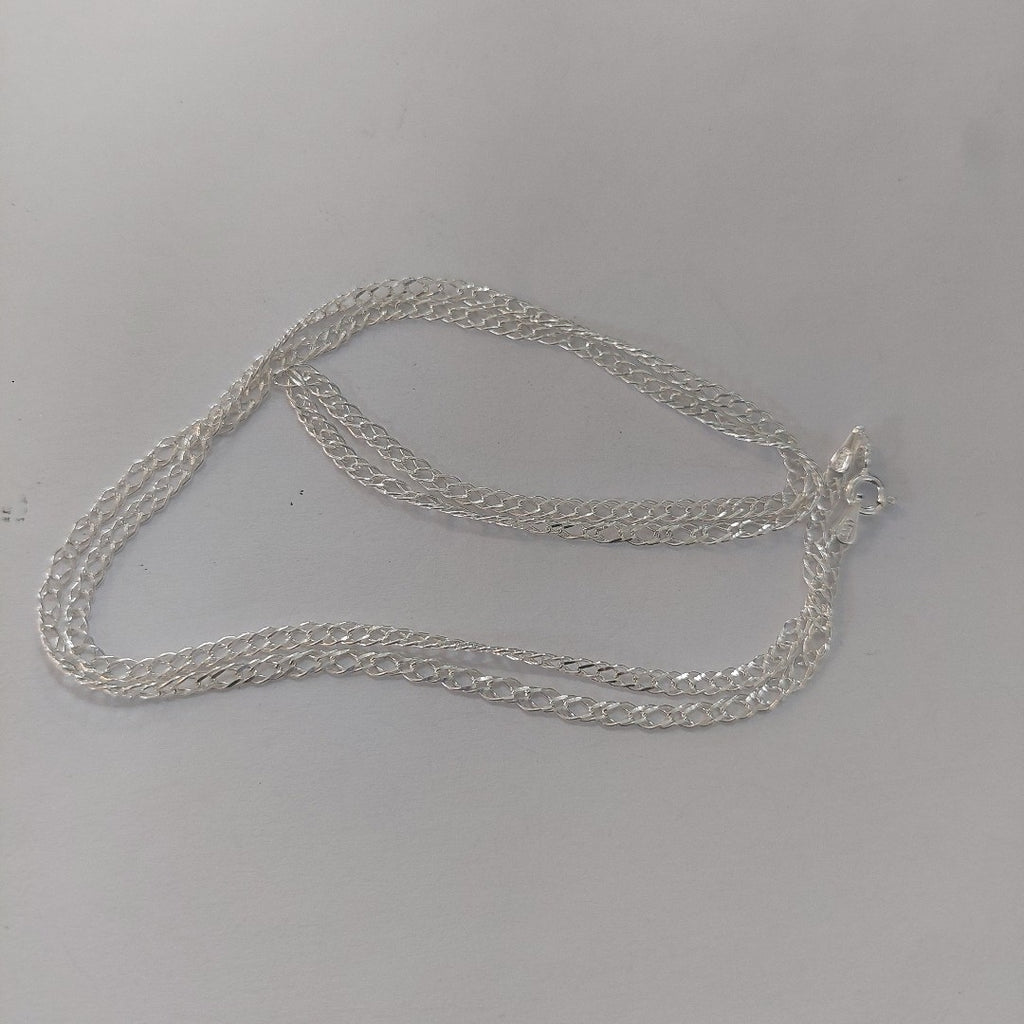 CADENA DOBLE ESLABON PLATA .925 60 CM 4.13 GR (NUEVO)