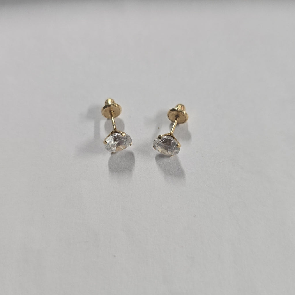ARETES PAR ORO 14 K 1 GRMS (SEMINUEVO)