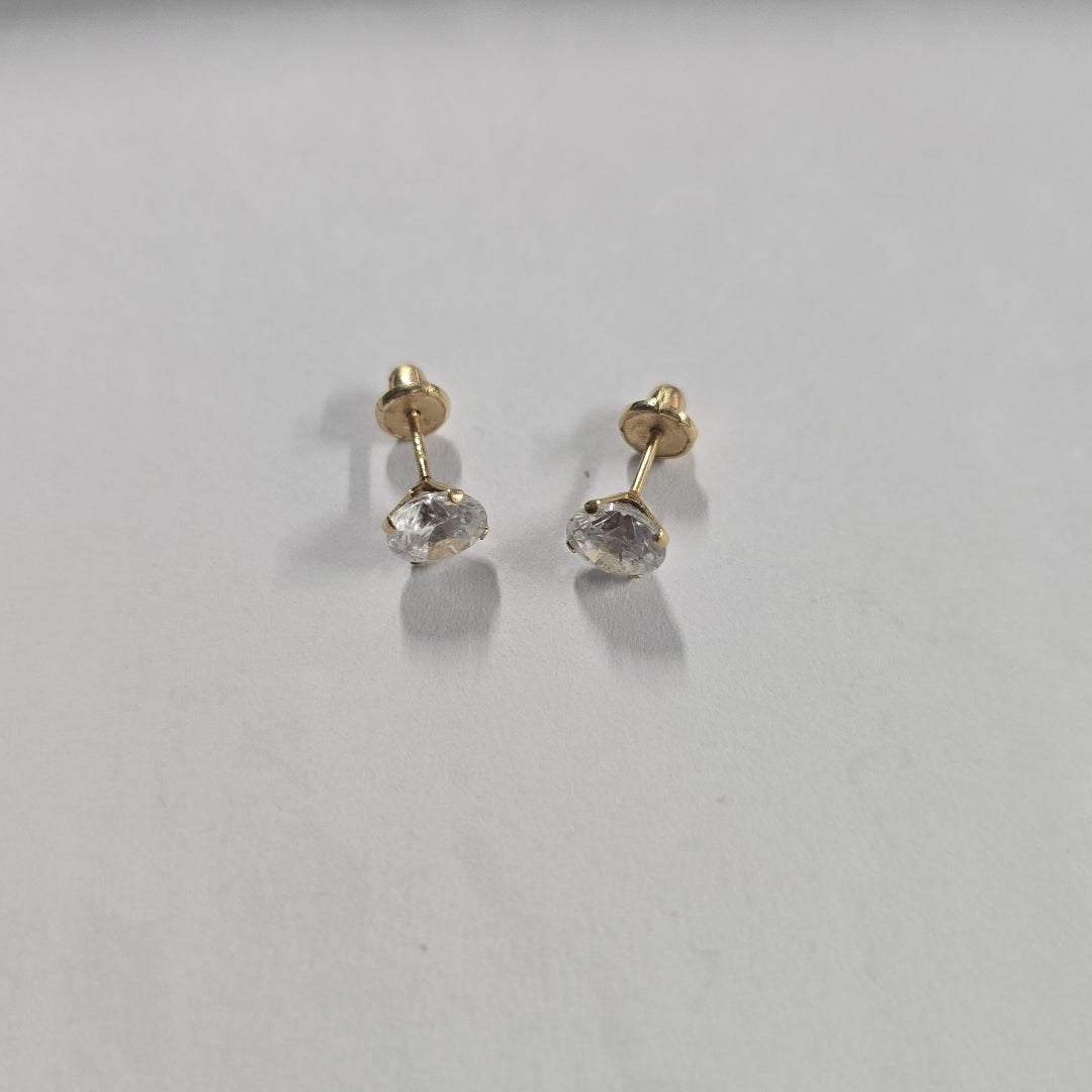 ARETES PAR ORO 14 K 1 GRMS (SEMINUEVO)
