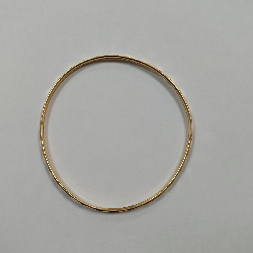 PULSERA RIGIDA ORO 14 K 4.5 GRMS (SEMINUEVO)