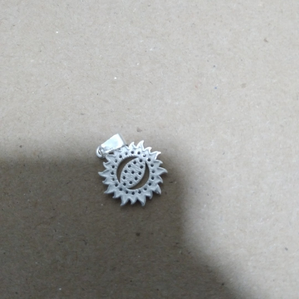 DIJE OJO MAGICO CON CIRCONIAS PLATA .925 2 GR (NUEVO)